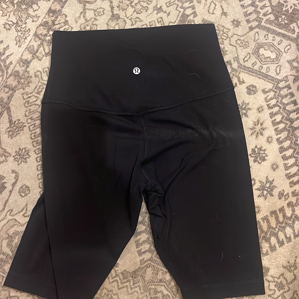 lululemon athletica Women's Black High-Waisted Shorts